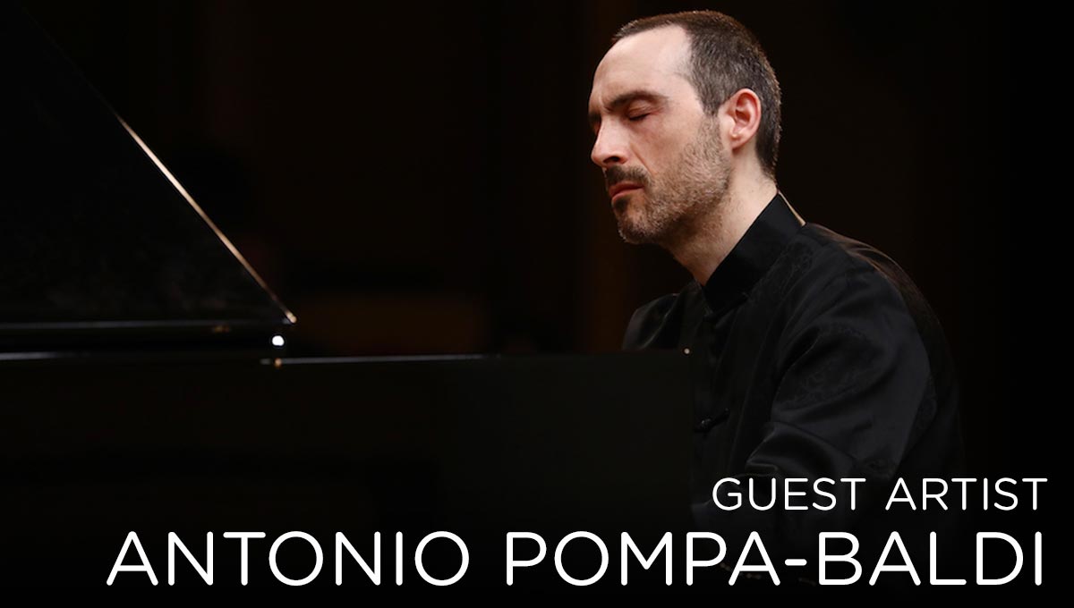 2022 Southeastern Piano Festival Guest Artist Antonio Pompa-Baldi